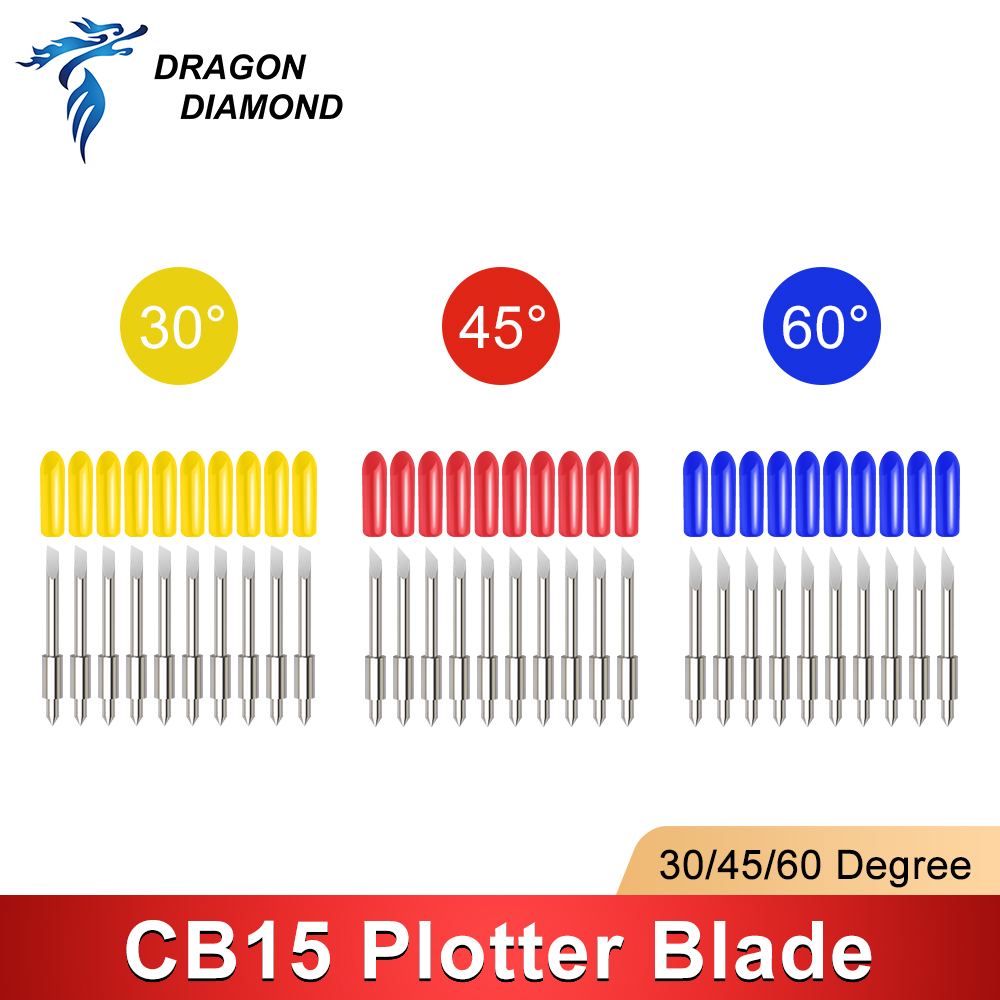 Cutting Plotter Blade - DRAGON DIAMOND 5 PCS 30/45/60 Graus