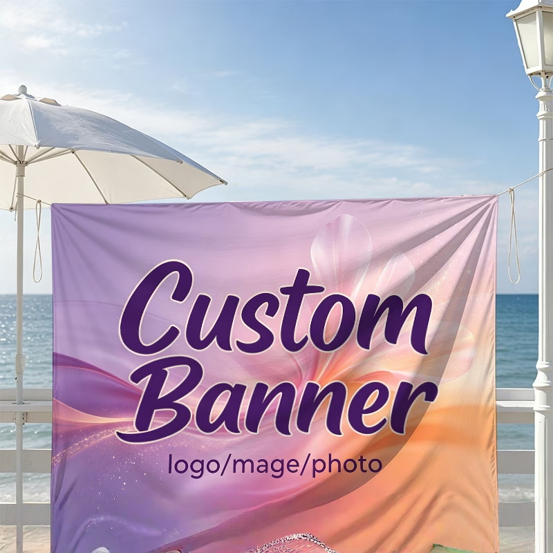 Commercial Printing Photoshop - Bandeiras personalizadas adequadas para cerimônias de