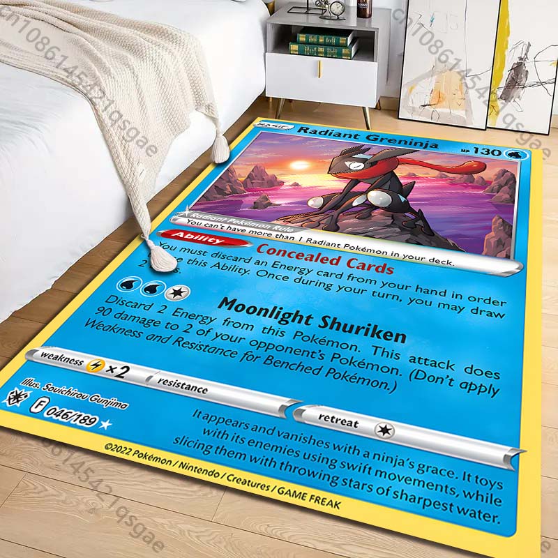 Tapete Estampado Pokémon Greni - Commercial Printing Format avaliação e preço