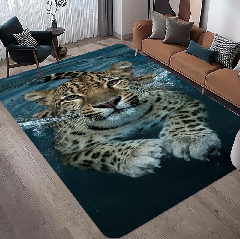 Tapete com Estampa de Leopardo - Commercial Printing Format avaliação e preço