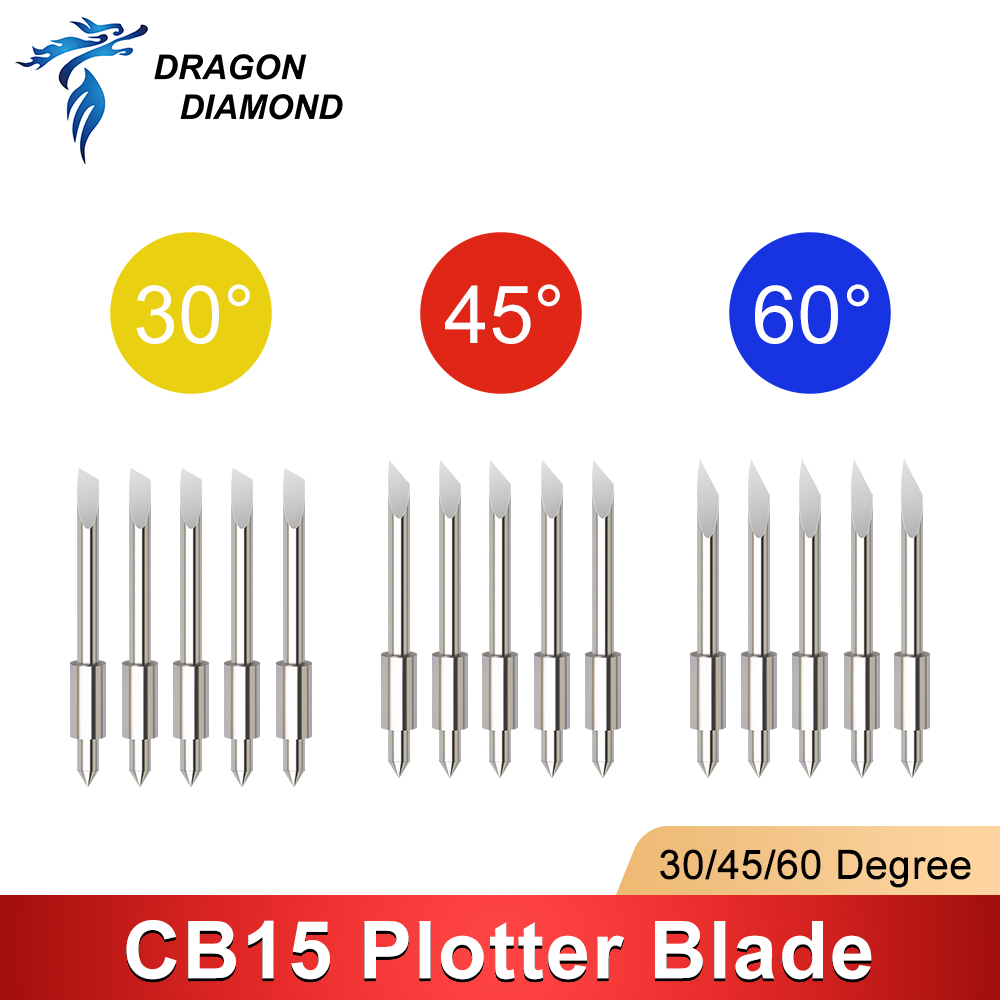 DRAGON DIAMOND 5 PCS 30/45/60  - Cutting Plotter Blade avaliação e preço