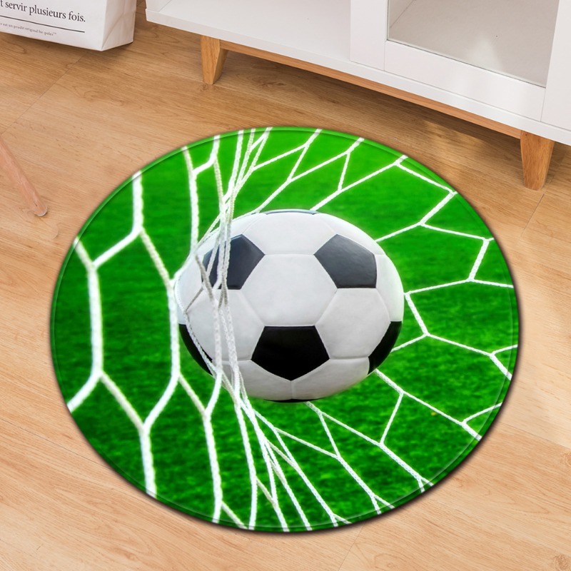 Tema de futebol tapete redondo - Commercial Printing Format avaliação e preço